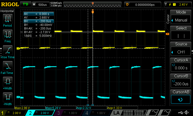 Oscilloscope Screen Capture for 12V